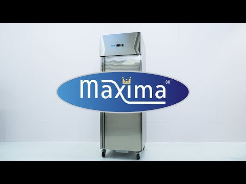 Congélateur professionnel 600L sur roulettes - 3 étagères GN 2/1 - Éclairage LED réfrigérant R290 inox 600 W Maxima - vue 16 - Armoire réfrigérée négative pro CHR - Cuistéo