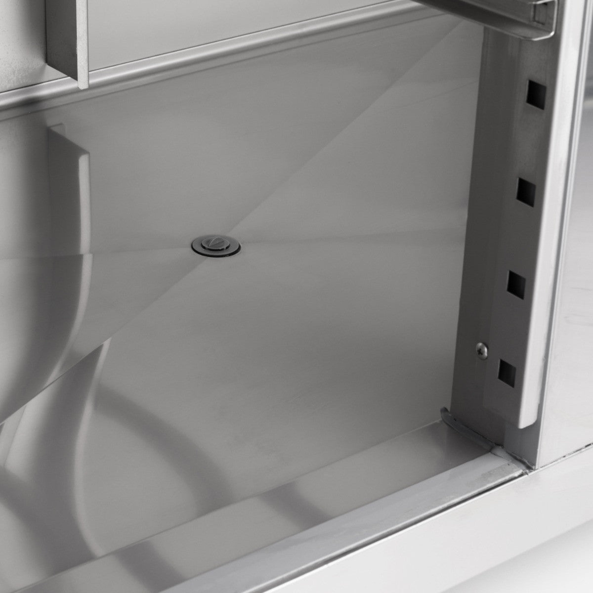 Congélateur professionnel 1200L 6 étagères réglables GN 2/1 sur roulettes avec éclairage LED inox 700 W Maxima - vue 14 - Armoire réfrigérée négative pro CHR - Cuistéo