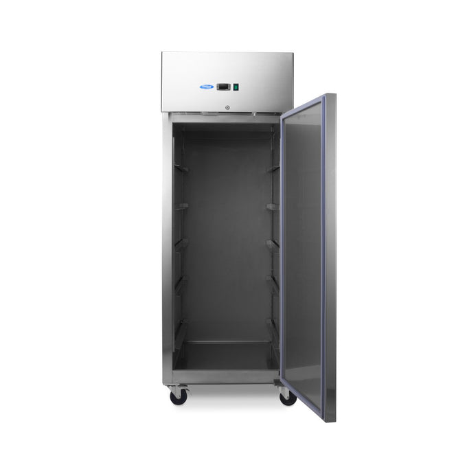 Congélateur de boulangerie 800L sur roulettes étagères réglables porte automatique éclairage LED inox 750 W Maxima - vue 5 - Armoire réfrigérée négative pro CHR - Cuistéo