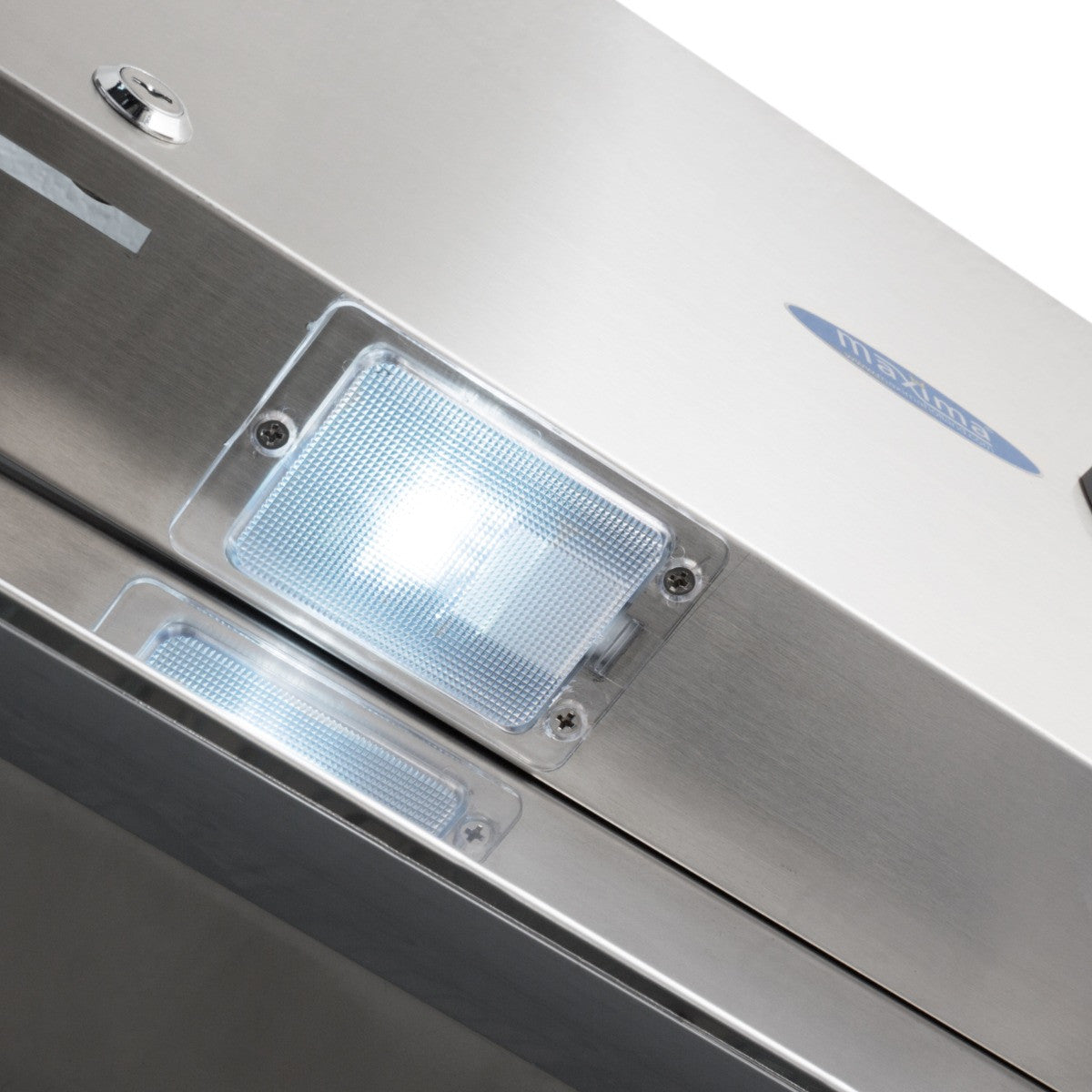 Congélateur de boulangerie 800L sur roulettes étagères réglables porte automatique éclairage LED inox 750 W Maxima - vue 9 - Armoire réfrigérée négative pro CHR - Cuistéo