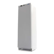Réfrigérateur professionnel 400L - 4 étagères réglables - Système de refroidissement ventilé - Blanc inox 300 W Maxima - Armoire réfrigérée positive professionnel CHR - matériel cuisine pro - Cuistéo