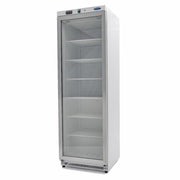 Congélateur vitrine négatif 400L - 6 étagères - Porte vitrée - Température réglable - R290 inox 478 W Maxima - Armoire réfrigérée négative professionnel CHR - matériel cuisine pro - Cuistéo