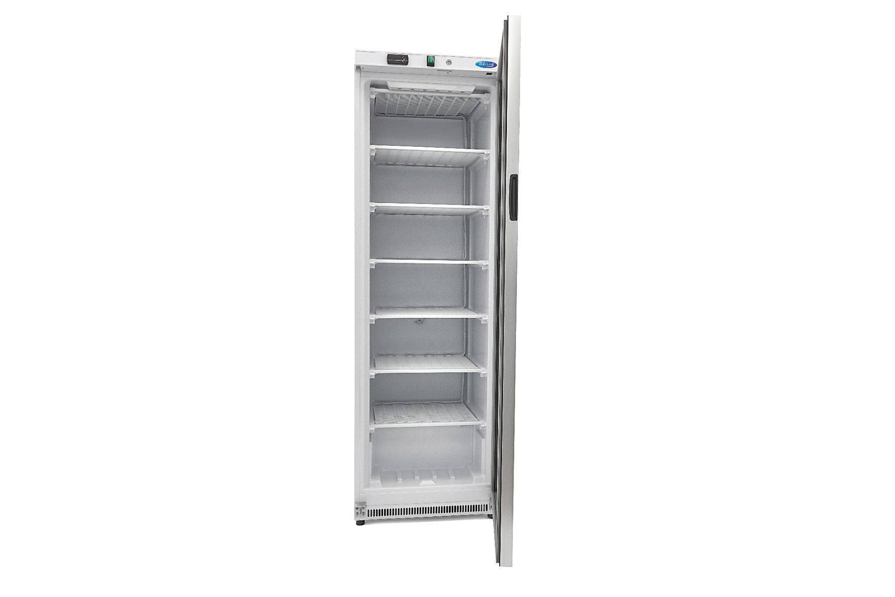 Congélateur vitrine négatif 400L - 6 étagères - Porte vitrée - Température réglable - R290 inox 478 W Maxima - vue 5 - Armoire réfrigérée négative pro CHR - Cuistéo
