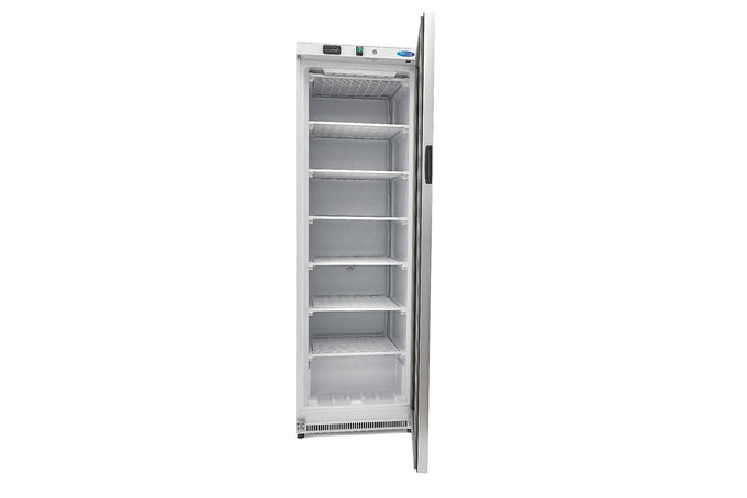 Congélateur vitrine négatif 400L - 6 étagères - Porte vitrée - Température réglable - R290 inox 478 W Maxima - vue 5 - Armoire réfrigérée négative pro CHR - Cuistéo