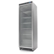 Congélateur professionnel 400L avec porte vitrée température réglable 6 étagères R290 inox 478 W Maxima - Armoire réfrigérée négative professionnel CHR - matériel cuisine pro - Cuistéo