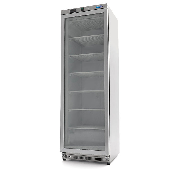 Congélateur 400L en acier inoxydable avec porte vitrée régulateur électronique 478 W Maxima - Armoire réfrigérée négative professionnel CHR - matériel cuisine pro - Cuistéo