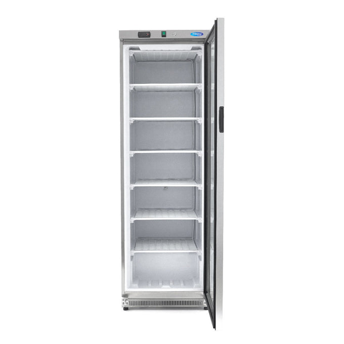 Congélateur 400L en acier inoxydable avec porte vitrée régulateur électronique 478 W Maxima - vue 5 - Armoire réfrigérée négative pro CHR - Cuistéo