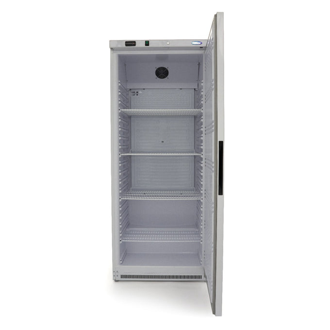 Réfrigérateur professionnel 600L - 4 étagères réglables - Système de refroidissement ventilé - Blanc inox 442 W Maxima - vue 5 - Armoire réfrigérée positive pro CHR - Cuistéo