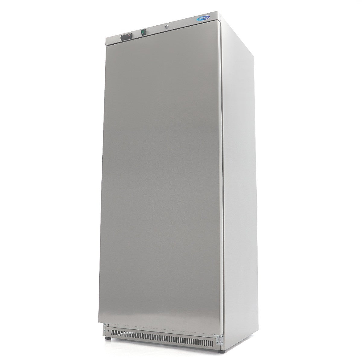 Réfrigérateur professionnel 600L inox avec 4 étagères ajustables contrôle électronique R600a 442 W Maxima - Armoire réfrigérée positive professionnel CHR - matériel cuisine pro - Cuistéo