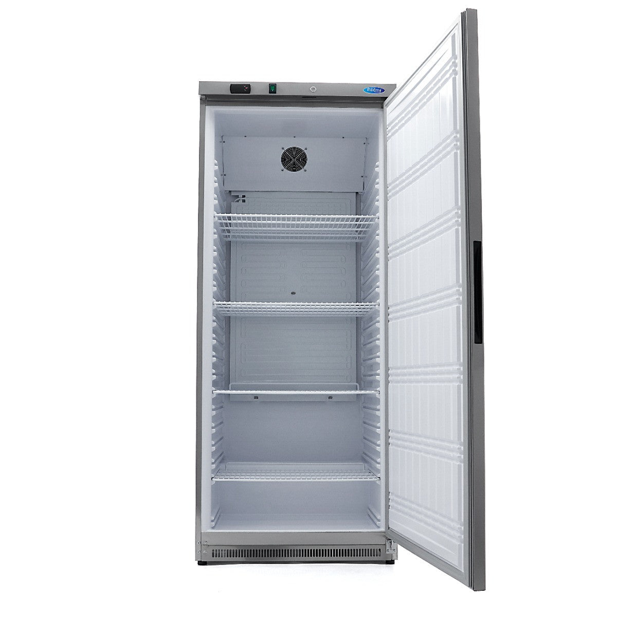 Réfrigérateur professionnel 600L inox avec 4 étagères ajustables contrôle électronique R600a 442 W Maxima - vue 5 - Armoire réfrigérée positive pro CHR - Cuistéo