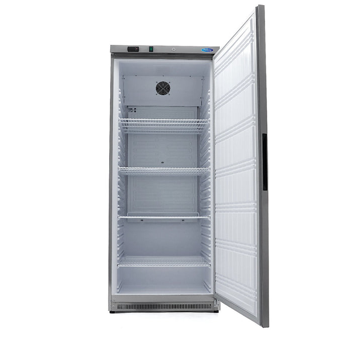 Réfrigérateur professionnel 600L inox avec 4 étagères ajustables contrôle électronique R600a 442 W Maxima - vue 5 - Armoire réfrigérée positive pro CHR - Cuistéo