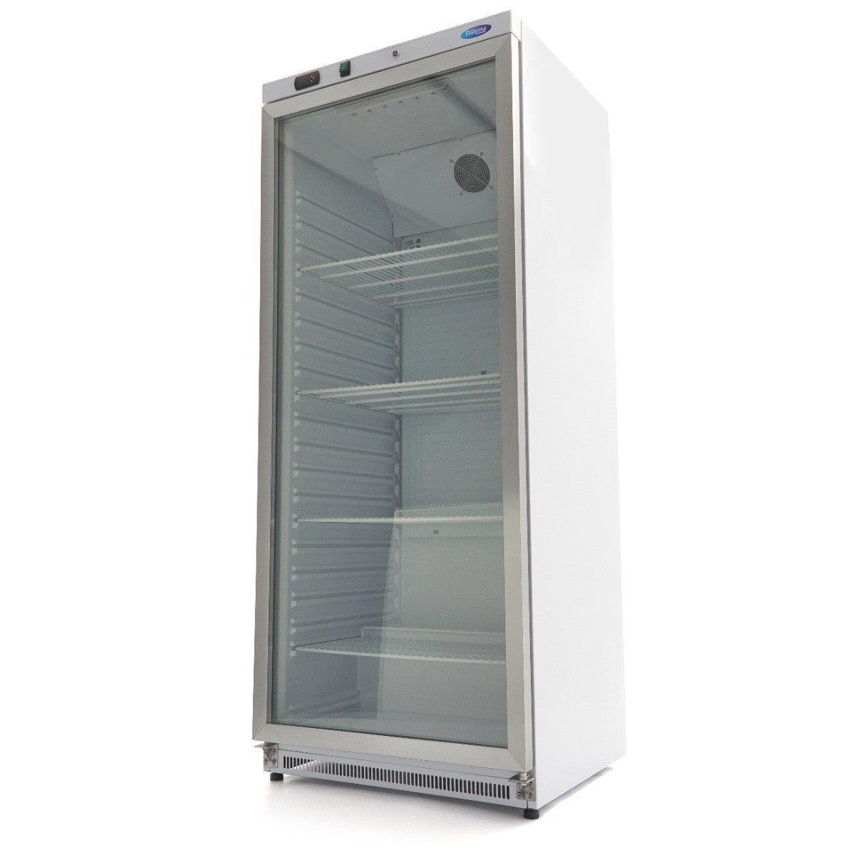 Réfrigérateur professionnel 600L avec porte en verre contrôle électronique de la température 462 W Maxima - Armoire réfrigérée positive professionnel CHR - matériel cuisine pro - Cuistéo