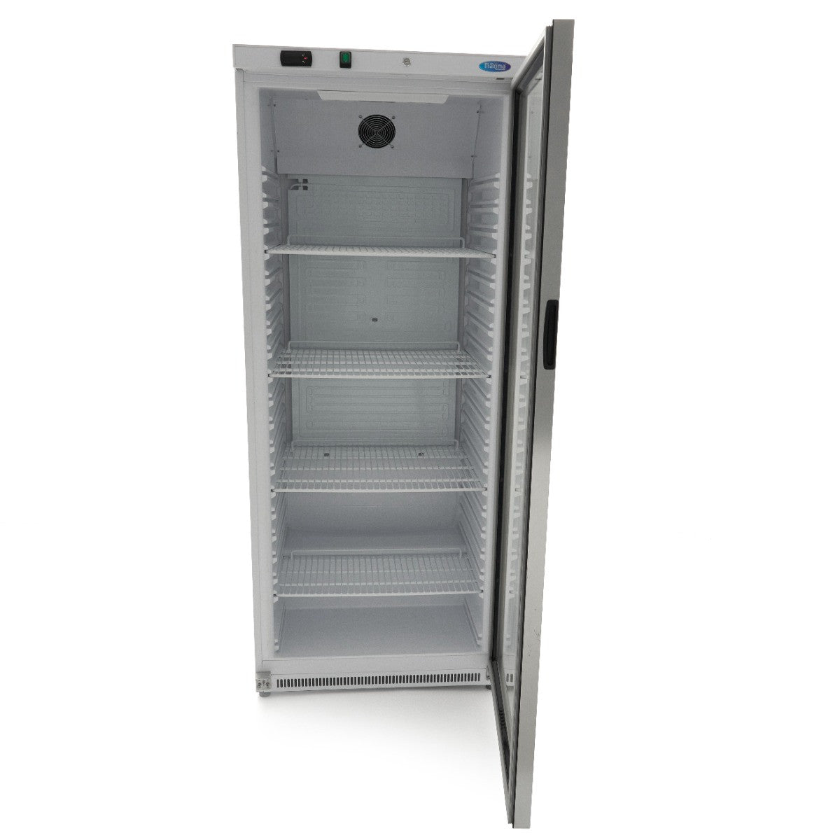 Réfrigérateur professionnel 600L avec porte en verre contrôle électronique de la température 462 W Maxima - vue 5 - Armoire réfrigérée positive pro CHR - Cuistéo