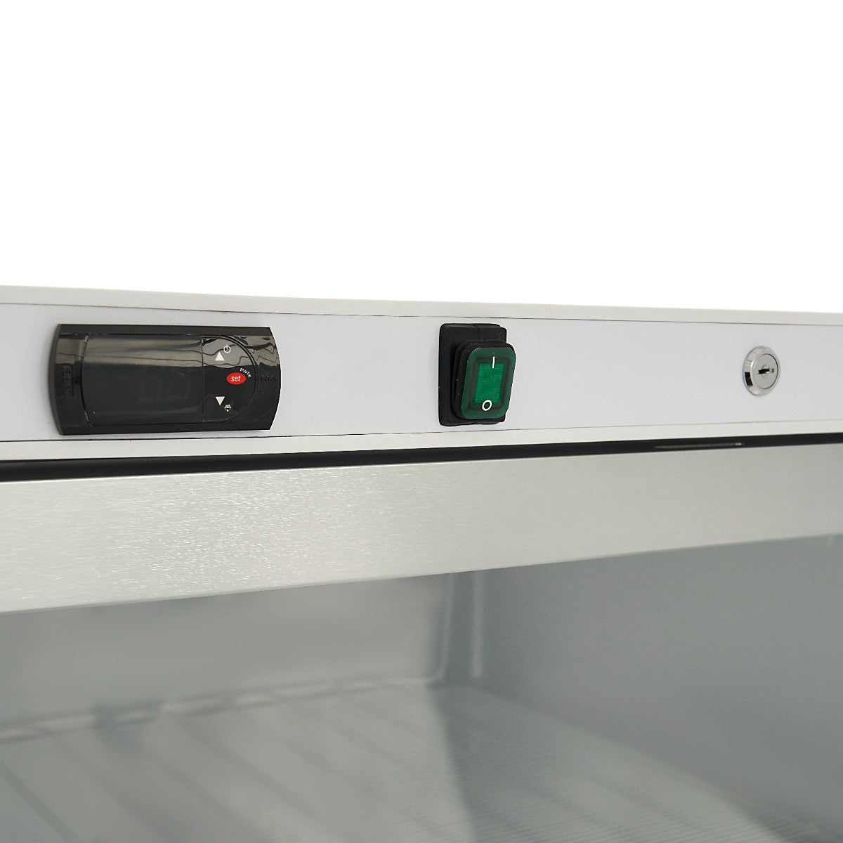 Congélateur professionnel 600L porte vitrée -18 à -22°C régulateur électronique facile à nettoyer 656 W Maxima - vue 6 - Armoire réfrigérée négative pro CHR - Cuistéo