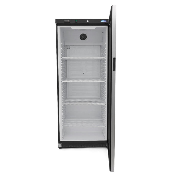Réfrigérateur professionnel 600L noir à porte en verre contrôle électronique système de refroidissement R600a 462 W Maxima - vue 5 - Armoire réfrigérée positive pro CHR - Cuistéo