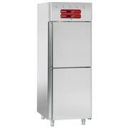 Armoire réfrigérée 2x350L - 2 demi-portes - GN2/1&1/1 - Économie d'énergie - Inox AISI 304 - Diamond