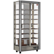 Vitrine réfrigérée chocolat 530 lt traversant avec éclairage LED et portes coulissantes - Diamond