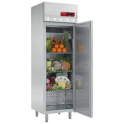 Armoire réfrigérée ventilée 400L - Énergie D - 3 grilles - Inox - Dimensions 620x620x1910 - Diamond