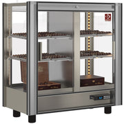 Vitrine Réfrigérée Chocolat L 216 Traversant Modulable avec Protection Anti-UV et Thermostat Digital - Diamond