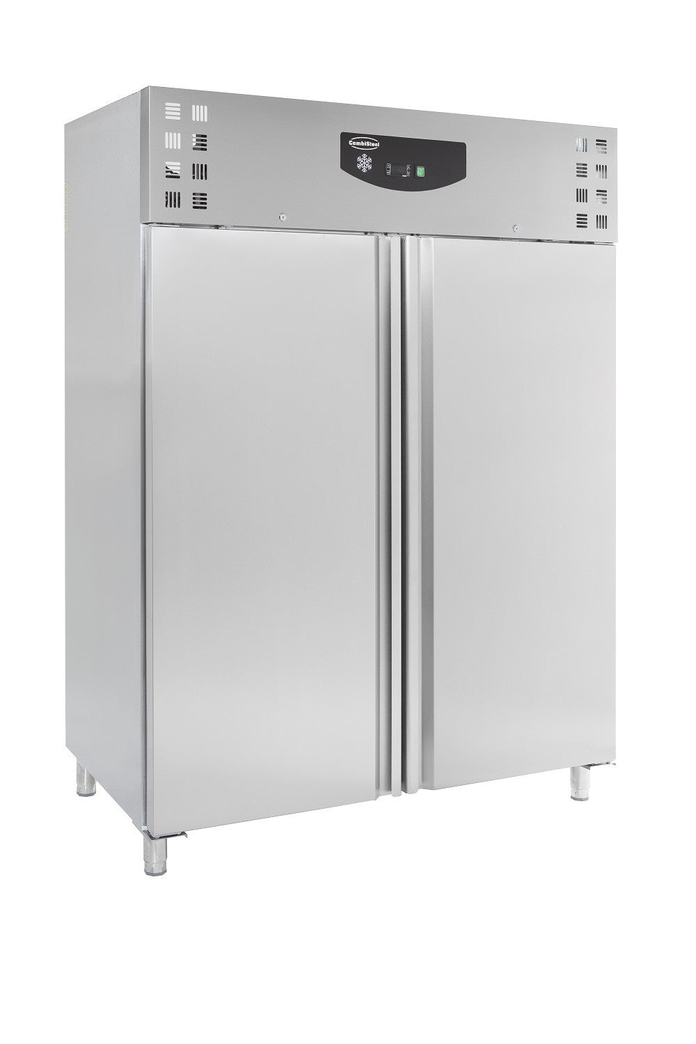 Réfrigérateur professionnel 2 portes 1410L en inox 18/8 refroidissement renforcé 1480x830x2010 mm 0.45 kW Combisteel - Armoire réfrigérée positive professionnel CHR - matériel cuisine pro - Cuistéo