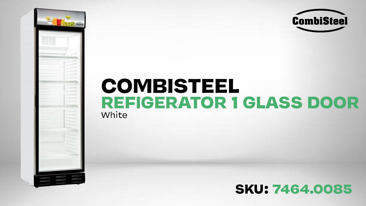 Réfrigérateur 1 porte en verre 382L éclairage LED statique avec ventilateur 217 bouteilles 595x650x2000 mm 0.36 kW Combisteel - vue 8 - Armoire réfrigérée positive pro CHR - Cuistéo
