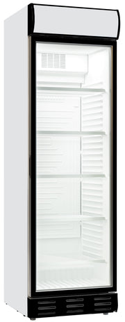 Réfrigérateur 1 porte en verre 382L LED statique avec ventilateur 217 bouteilles 595x650x2000 mm 0.36 kW Combisteel - Armoire réfrigérée positive professionnel CHR - matériel cuisine pro - Cuistéo