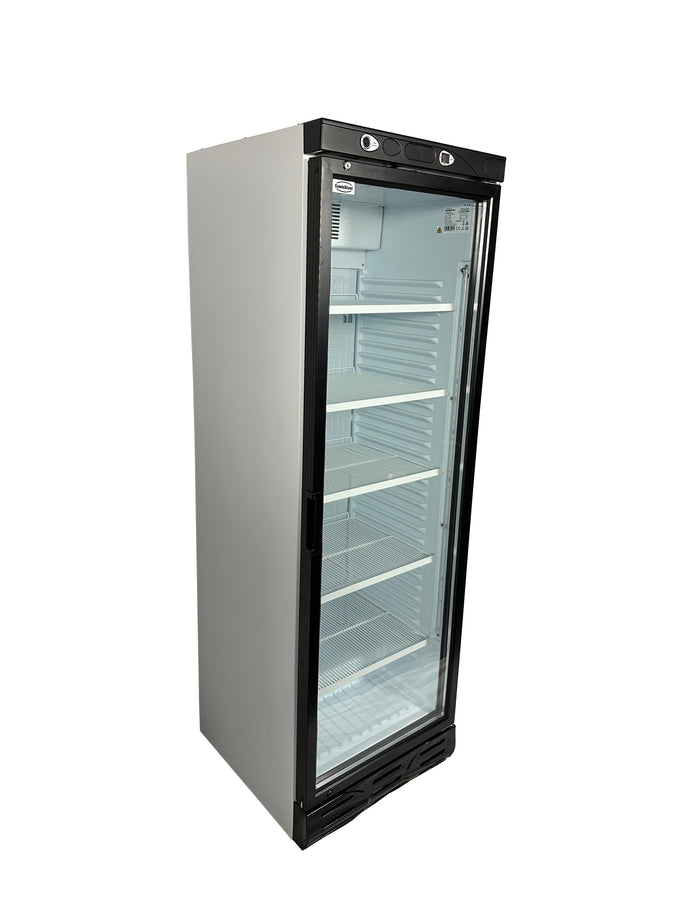 Réfrigérateur vitré professionnel 382L - Température +4/+10°C - 5 grilles - Éclairage LED 595x650x1850 mm 0.36 kW Combisteel - vue 3 - Armoire réfrigérée positive pro CHR - Cuistéo