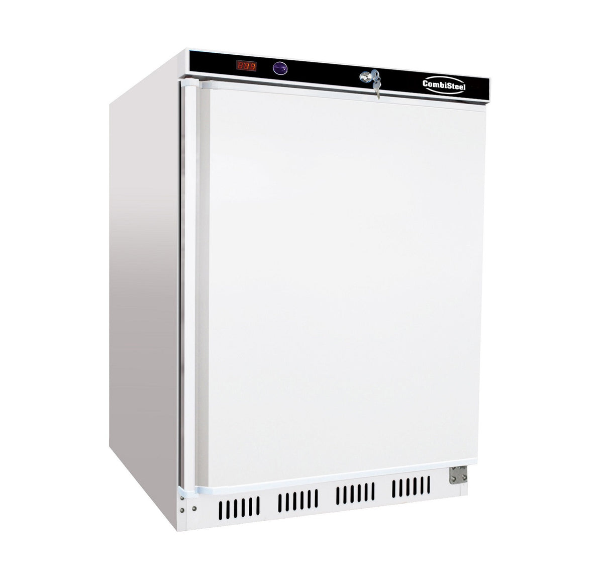 Congélateur Blanc 1 Porte HF200 129L Statique Verrouillable -18/-22°C Acier Peint 600x585x855 mm Combisteel - Armoire réfrigérée négative professionnel CHR - matériel cuisine pro - Cuistéo