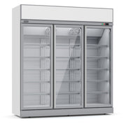 Congélateur 3 portes en verre avec éclairage LED capacité 1480L R290 -18/-22°C 1880x710x2092 mm 1.83 kW Combisteel - Armoire réfrigérée négative professionnel CHR - matériel cuisine pro - Cuistéo