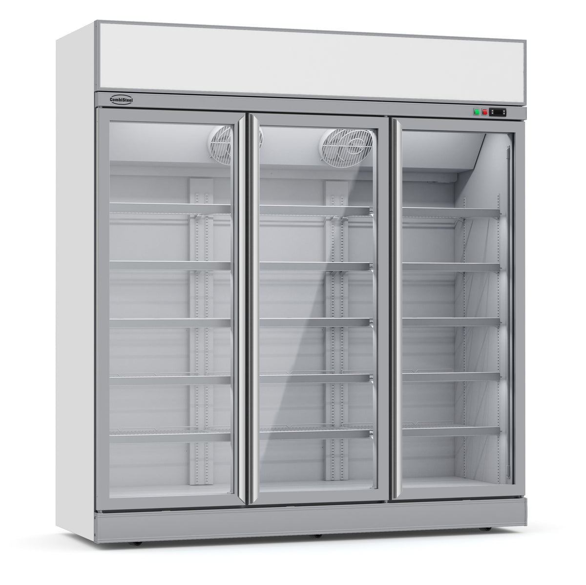 Congélateur 3 portes en verre avec éclairage LED capacité 1480L R290 -18/-22°C 1880x710x2092 mm 1.83 kW Combisteel - Armoire réfrigérée négative professionnel CHR - matériel cuisine pro - Cuistéo