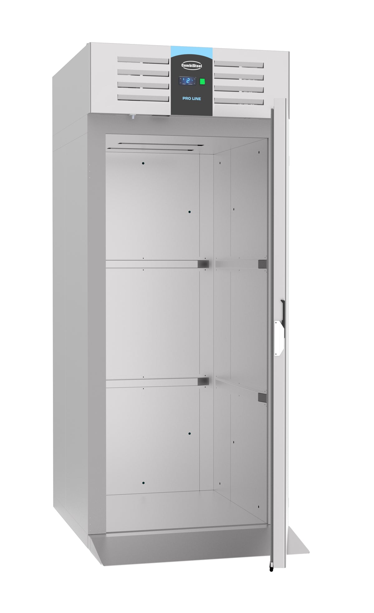 Réfrigérateur Pro Line en acier inox 700L 1 porte -2/+8°C refroidissement renforcé 910x1210x2210 mm 0.17 kW Combisteel - vue 2 - Armoire réfrigérée positive pro CHR - Cuistéo