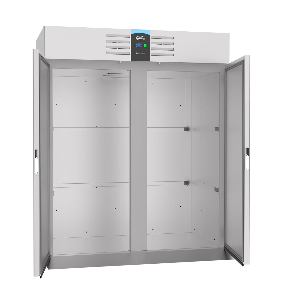 Congélateur professionnel 1400L en acier inox mono block 2 portes -10/-20°C LED verrouillable 1820x1210x2210 mm 0.6 kW Combisteel - vue 2 - Armoire réfrigérée négative pro CHR - Cuistéo