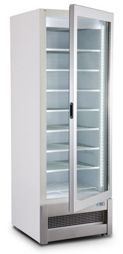 Congélateur statique 1 porte en verre 353L -18°C 7 grilles éclairage LED 520x740x1935 mm 0.7 kW Combisteel - Armoire réfrigérée négative professionnel CHR - matériel cuisine pro - Cuistéo