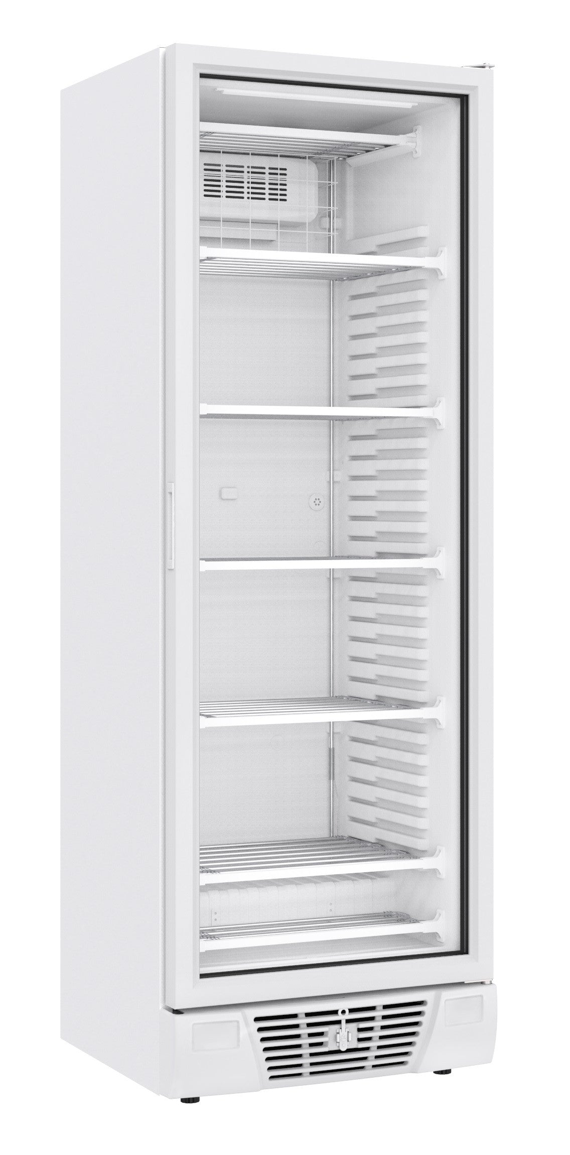 Congélateur 1 porte en verre 382L avec vitrage chauffant LED 5 grilles statique 640x670x1875 mm 0.67 kW Combisteel - Armoire réfrigérée négative professionnel CHR - matériel cuisine pro - Cuistéo