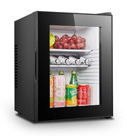Minibar 40L porte en verre système Peltier modèle de table noir inox 405x443x545 mm 0.06 kW Combisteel - Mini armoire réfrigérée professionnel CHR - matériel cuisine pro - Cuistéo