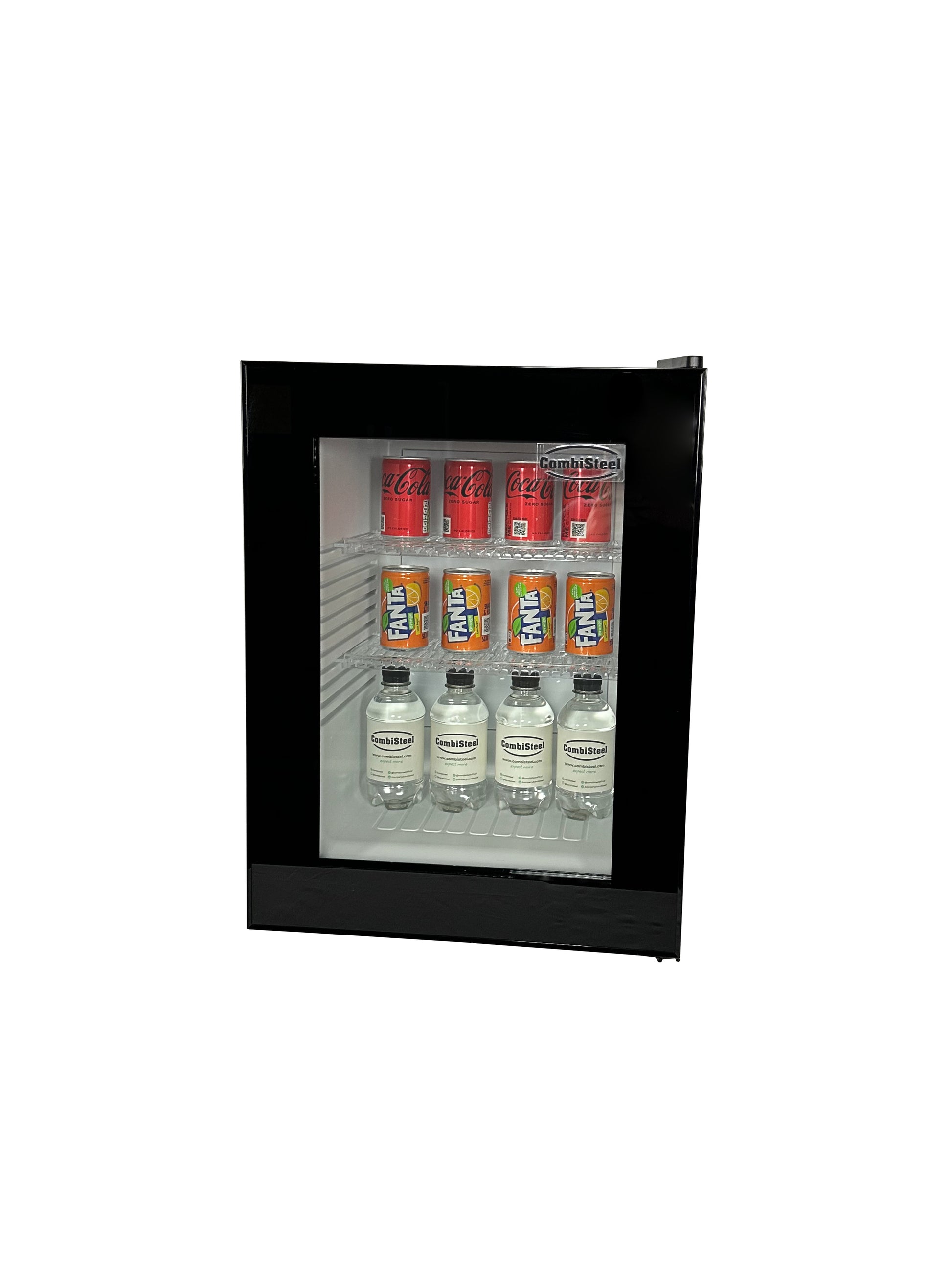 Minibar 40L porte en verre système Peltier modèle de table noir inox 405x443x545 mm 0.06 kW Combisteel - vue 6 - Mini armoire réfrigérée pro CHR - Cuistéo