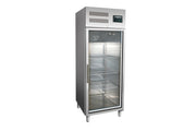 Réfrigérateur Ventilé GN2/1 537L Inox avec Dégivrage Automatique et Éclairage LED Saro - Armoire réfrigérée positive professionnel CHR - matériel cuisine pro - Cuistéo