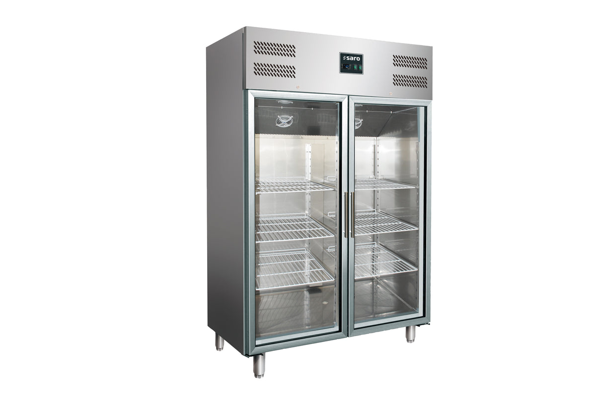 Réfrigérateur GN2/1 1173L Inox - Dégivrage Automatique Saro - Armoire réfrigérée positive professionnel CHR - matériel cuisine pro - Cuistéo