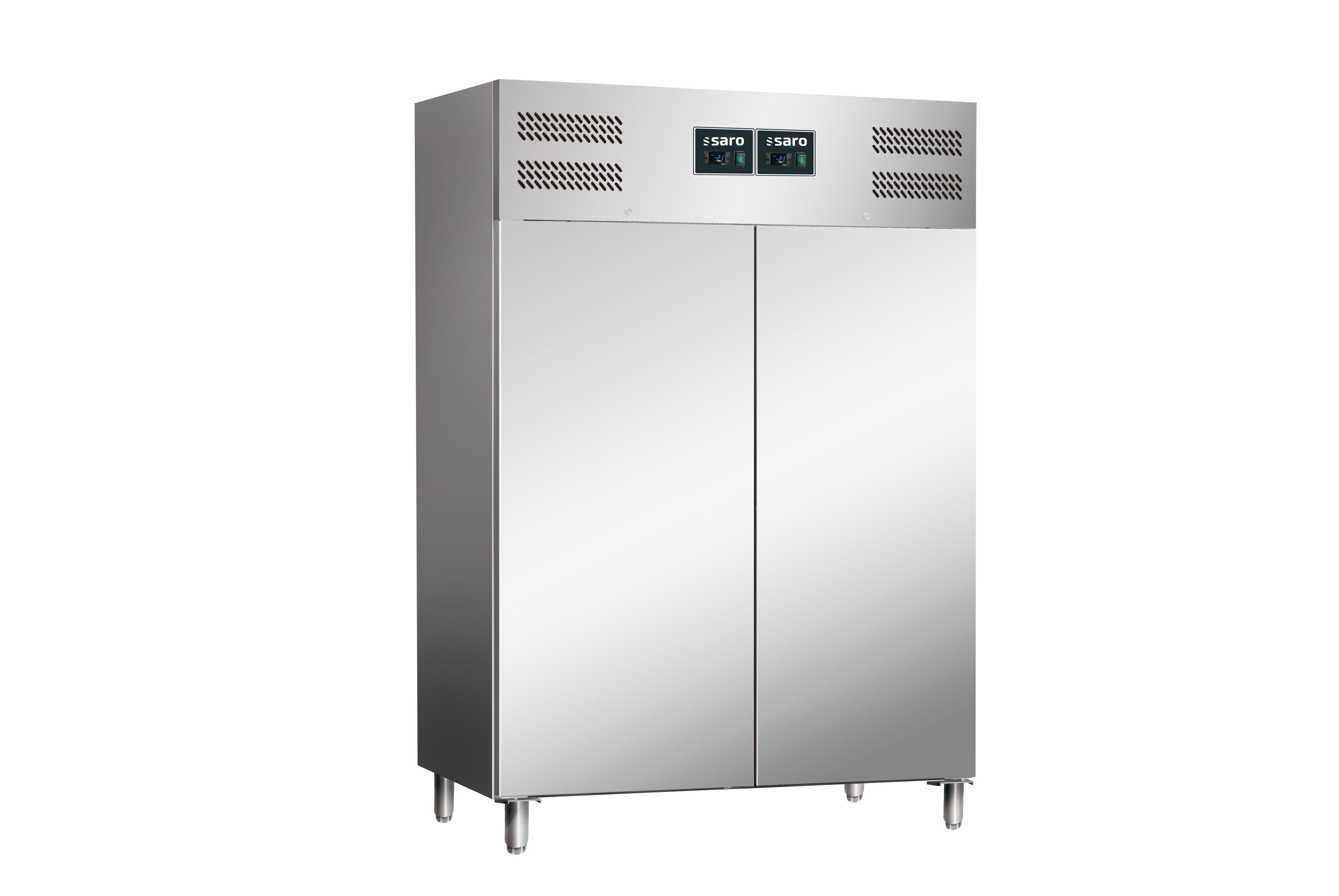 Réfrigérateur-Congélateur Inox 2x537L Ventilé Digital Dégivrage Automatique 48 dB Saro - Armoire réfrigérée professionnel CHR - matériel cuisine pro - Cuistéo