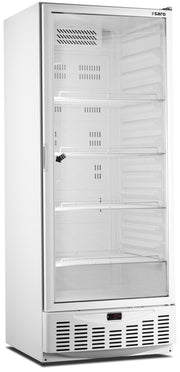 Réfrigérateur vitrine - 525L - Blanc - Professionnel Saro - Frigo professionnel vitré professionnel CHR - matériel cuisine pro - Cuistéo