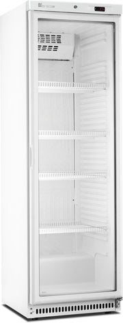 Réfrigérateur vitré 386L Ventilé LED 1-8°C 4 grilles réglables - Classe B 14.4 kW Saro - Armoire réfrigérée positive professionnel CHR - matériel cuisine pro - Cuistéo