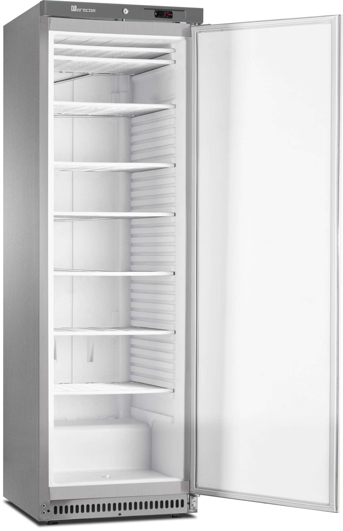 Congélateur inox 386L avec 7 compartiments verrouillable contrôle numérique Saro - Armoire réfrigérée négative professionnel CHR - matériel cuisine pro - Cuistéo