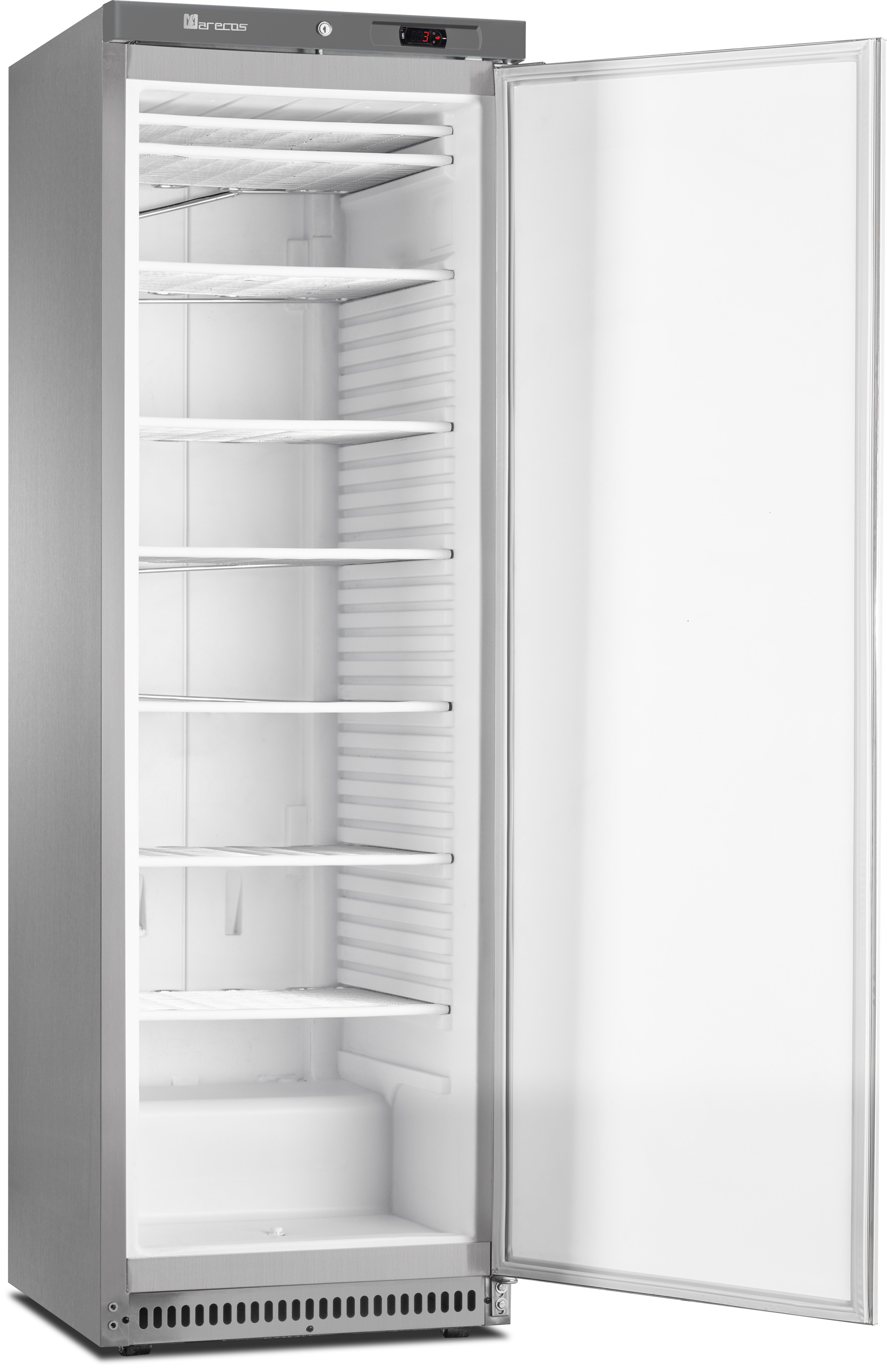 Congélateur inox 386L avec 7 compartiments verrouillable contrôle numérique Saro - Armoire réfrigérée négative professionnel CHR - matériel cuisine pro - Cuistéo