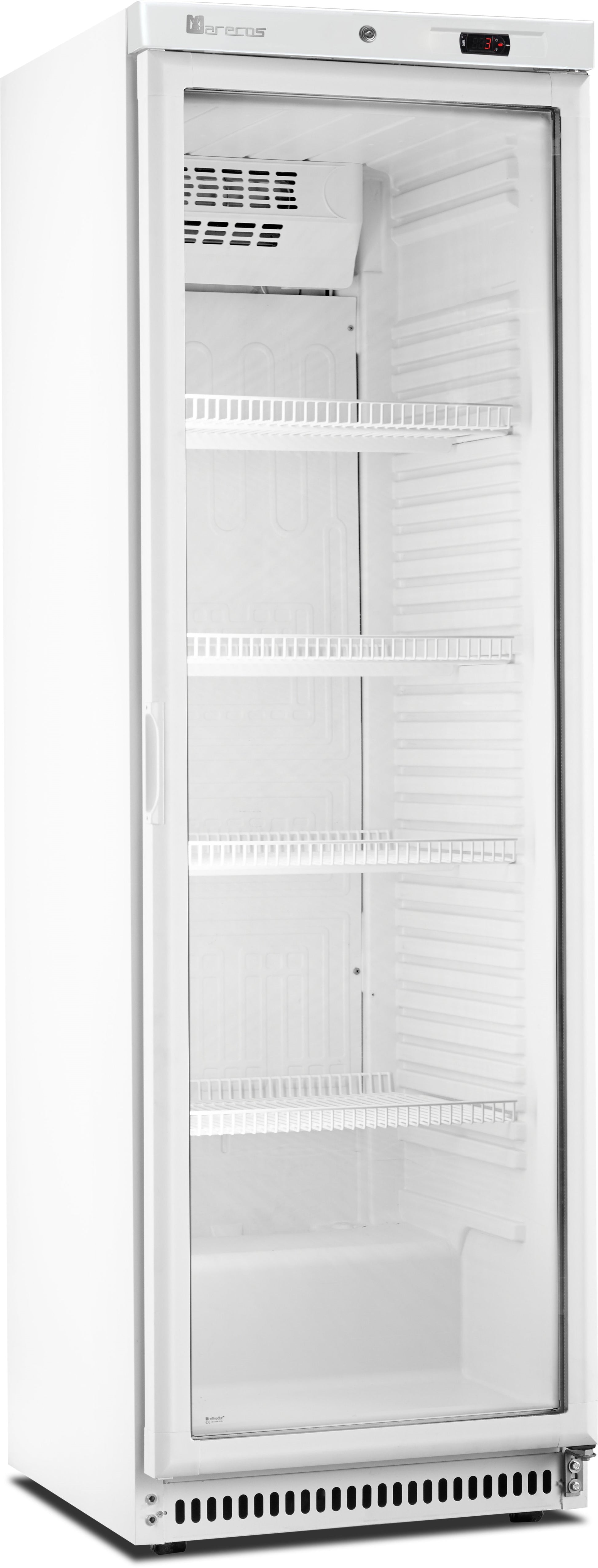 Congélateur vitré 386L - 7 compartiments - Éclairage LED - Contrôle numérique - Isolation 50mm 14.4 kW Saro - Armoire réfrigérée négative professionnel CHR - matériel cuisine pro - Cuistéo