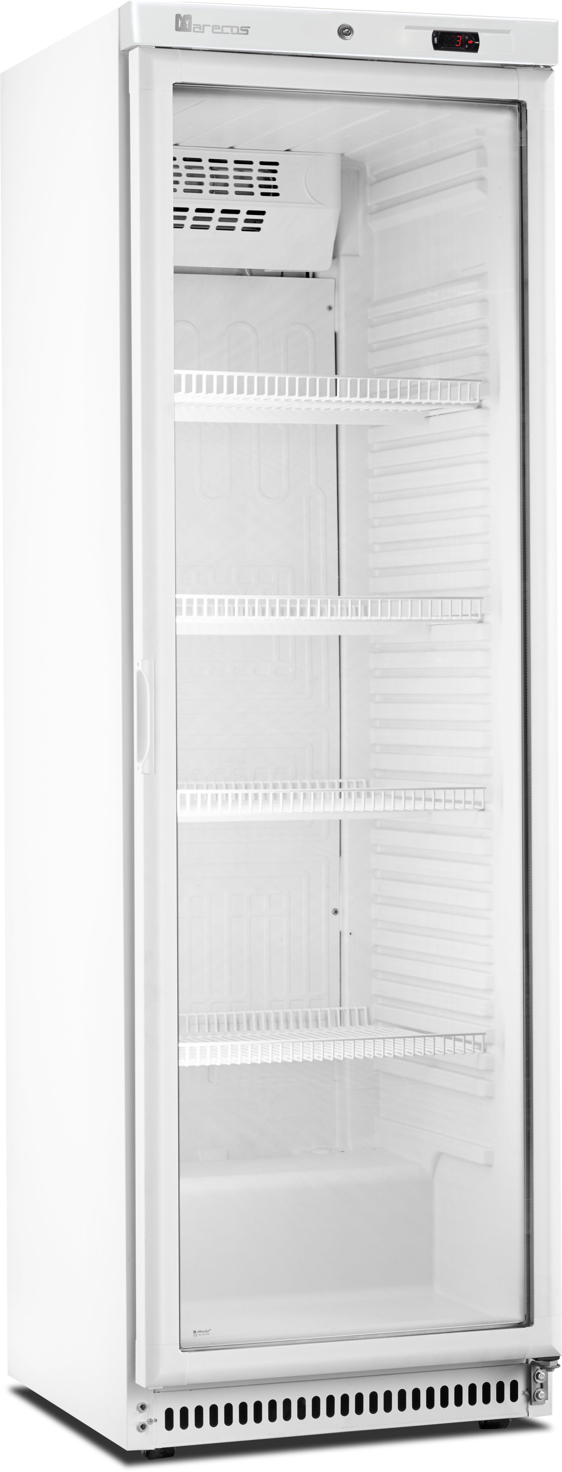 Congélateur vitré 386L - 7 compartiments - Éclairage LED - Contrôle numérique - Isolation 50mm 14.4 kW Saro - Armoire réfrigérée négative professionnel CHR - matériel cuisine pro - Cuistéo
