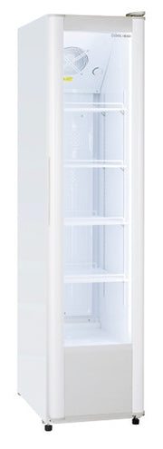 Frigo à boissons 300 L avec porte vitrée 4 étagères réglables LED et thermostat numérique - Cool Head