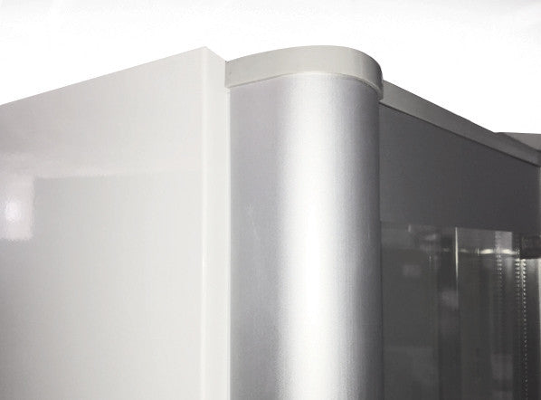 Frigo à boissons 300 L avec porte vitrée 4 étagères réglables LED et thermostat numérique - Cool Head