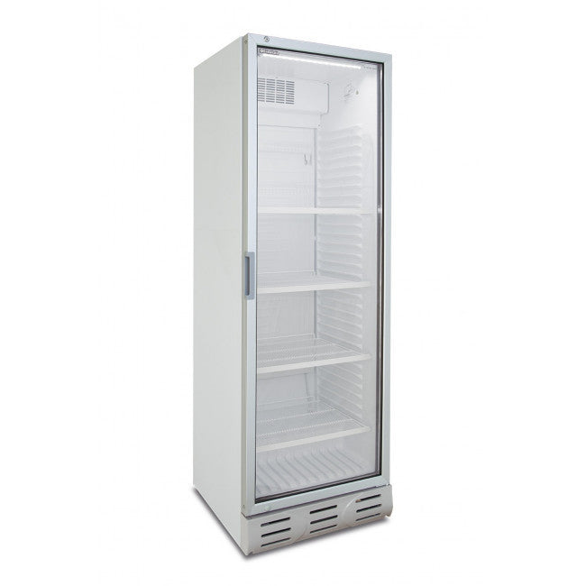 Armoire réfrigérée statique 0/+10°C 342L Dégivrage auto LED 4 étagères - CL372VWHITE - KlimaItalia