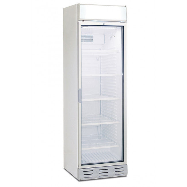Armoire Réfrigérée Statique 382L Température 0/+10°C 5 Étagères Porte en Verre - KlimaItalia
