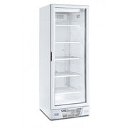 Congélateur vertical statique 361L -24°C porte en verre classe C 5 étagères - KlimaItalia